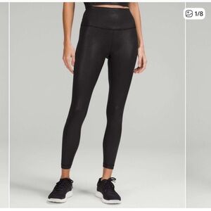 Lululemon Athletica Wunder Train HR Tight 25” Foil Leggings size 4